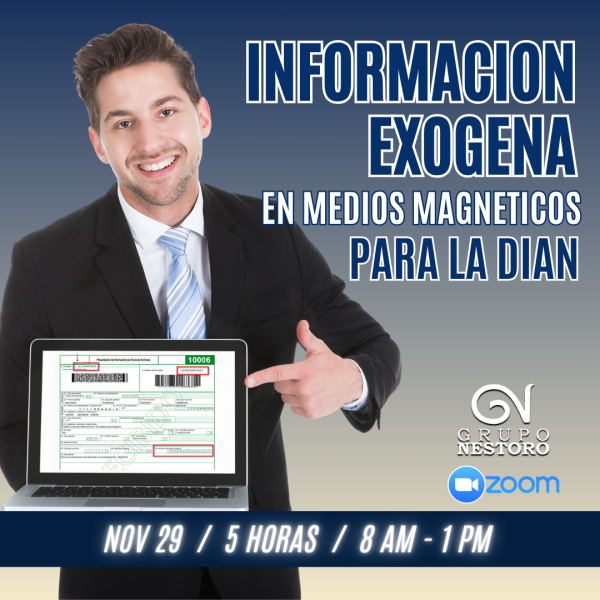 Información Exógena En Medios Magnéticos Para La DIAN - Nov 29