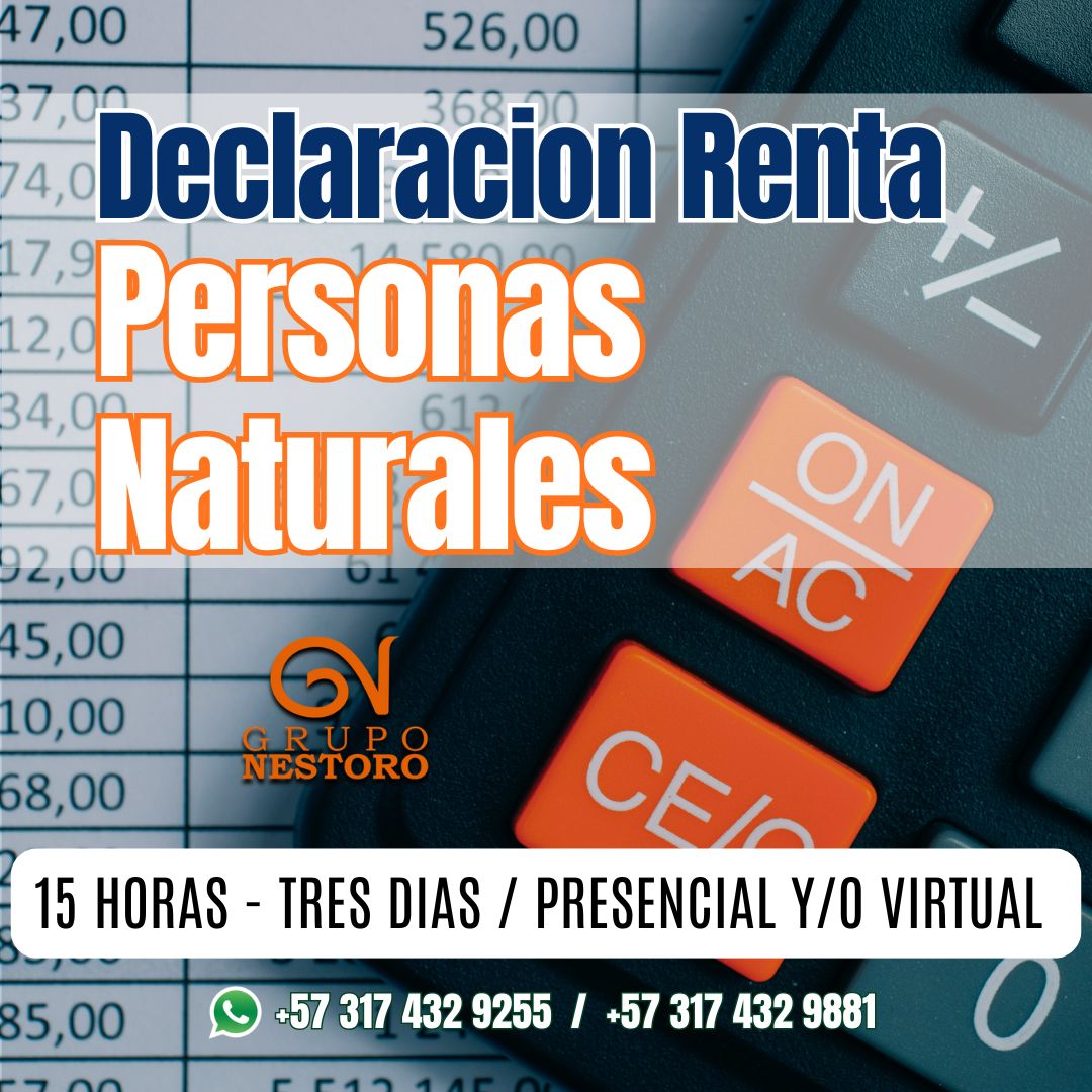 Taller Declaración Renta de Personas Naturales - Junio 25,26,27